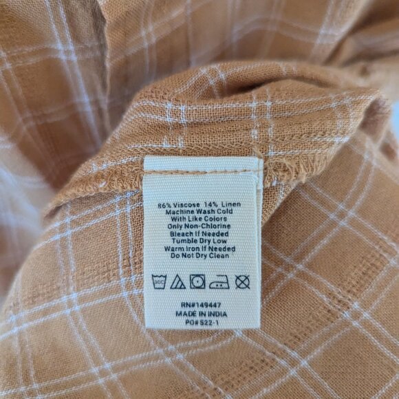 Men's The Normal Brand Yellow Short Sleeve Button-Up - Picture 6 of 6